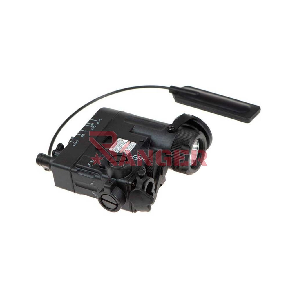 LINTERNA TACTICA WADSN DBAL-EMKII LASER VERDE CON IR NEGRA