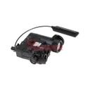 LINTERNA TACTICA WADSN DBAL-EMKII LASER VERDE CON IR NEGRA