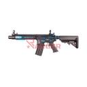FUSIL COLT M4 BLAST BLUE FOX ED FULL METAL MOSFET NEGRO-AZUL
