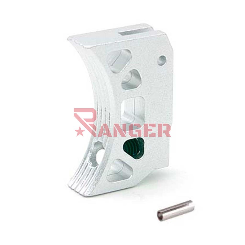 AIP ALUMINIUM TRIGGER (TYPE K) FOR MARUI HICAPA SILVER/SHORT