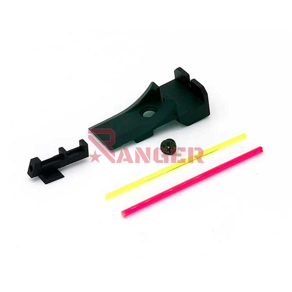 AIP ALUMINUM FRONT AND REAR SIGHT V3 FOR TM HI-CAPA 5.1