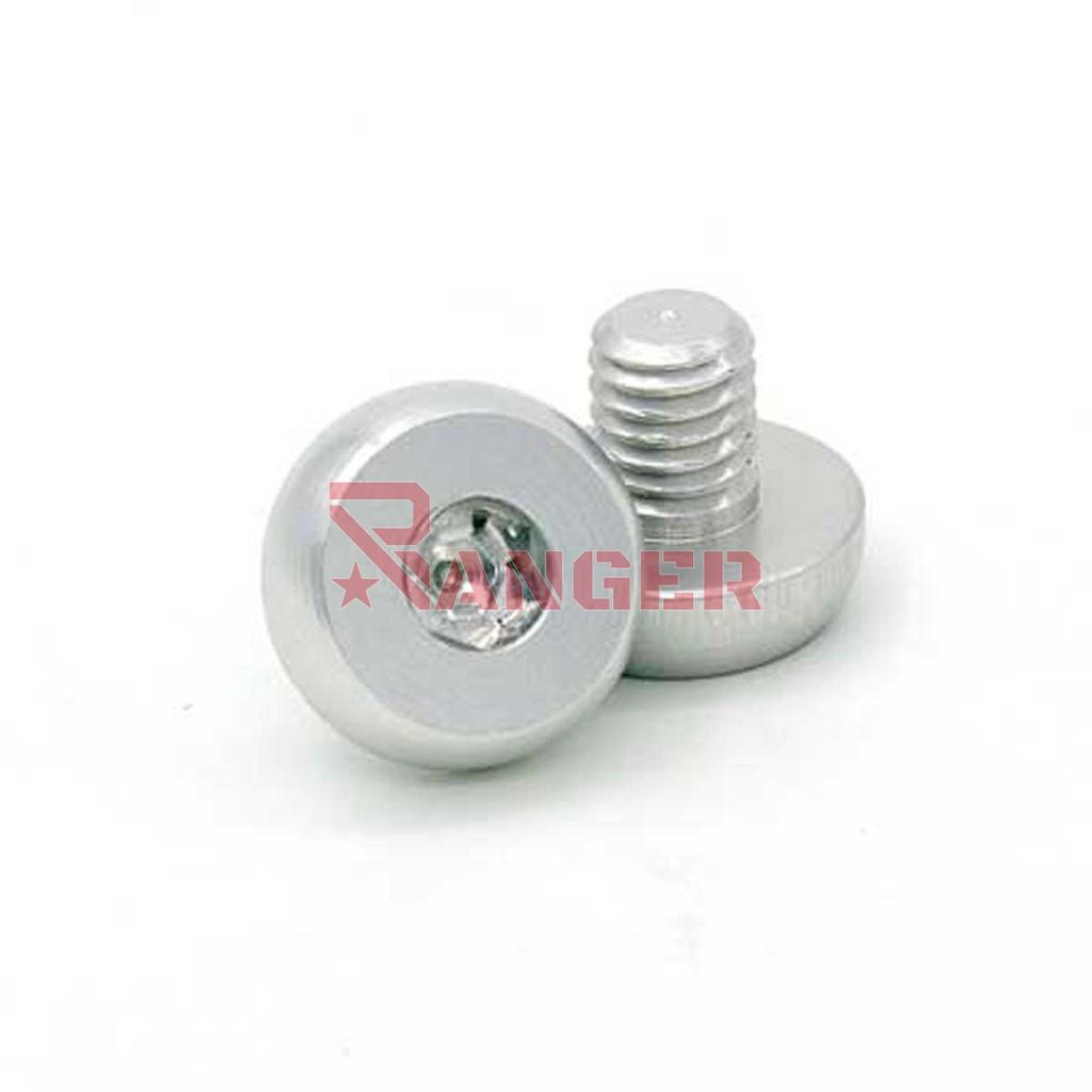AIP 7075 ALUMINUM GRIP SCREWS FOR TM 5.1/4.3 SILVER