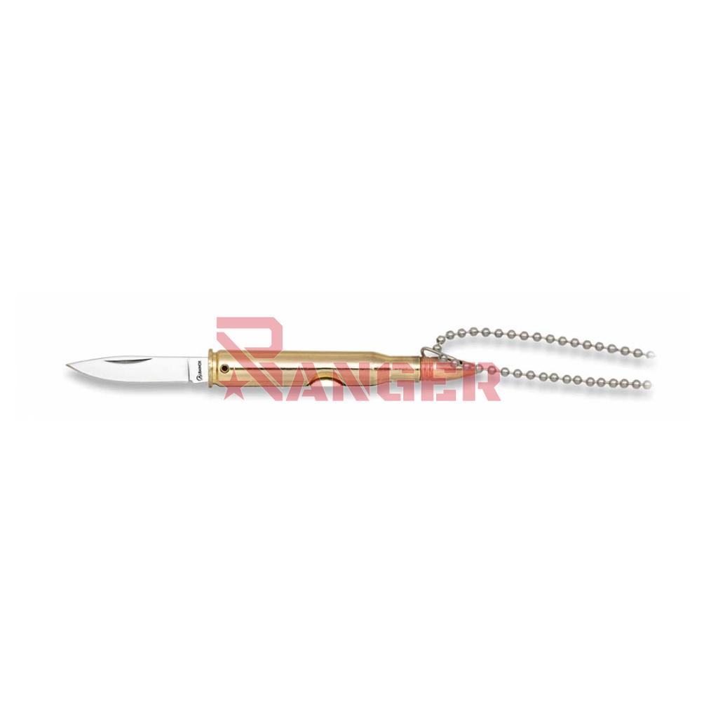 NAVAJA BALA COLGANTE 4.4CM GR. DORADA