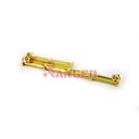PASADOR PVC MILITARES AUTOMONTAJE 6 HUECOS DORADO