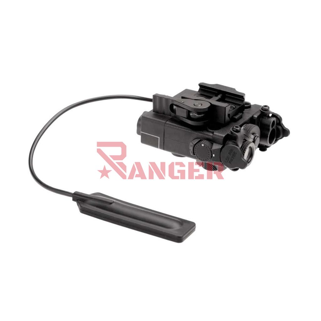 LINTERNA TACTICA WADSN DBAL-A2 LASER VERDE CON IR NEGRA