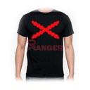 CAMISETA IMMORTAL CRUZ BORGOÑA NEGRA
