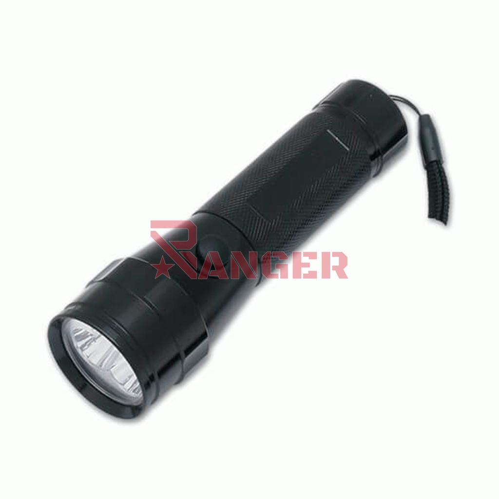 LINTERNA TACTICA CROSSNAR ALUMINIO 3 LEDS NEGRA