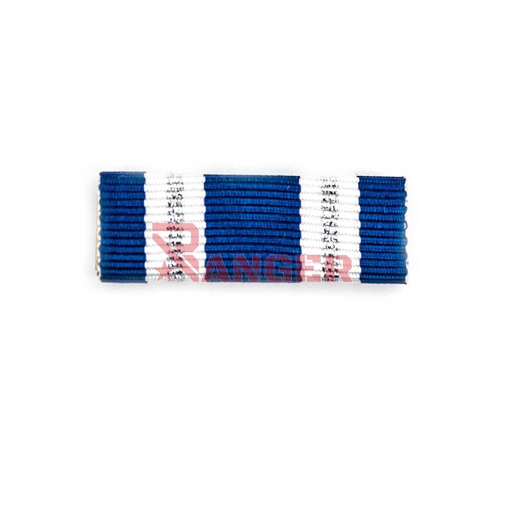 PASADOR MEDALLA AFGANISTAN OTAN AZUL-BLANCO