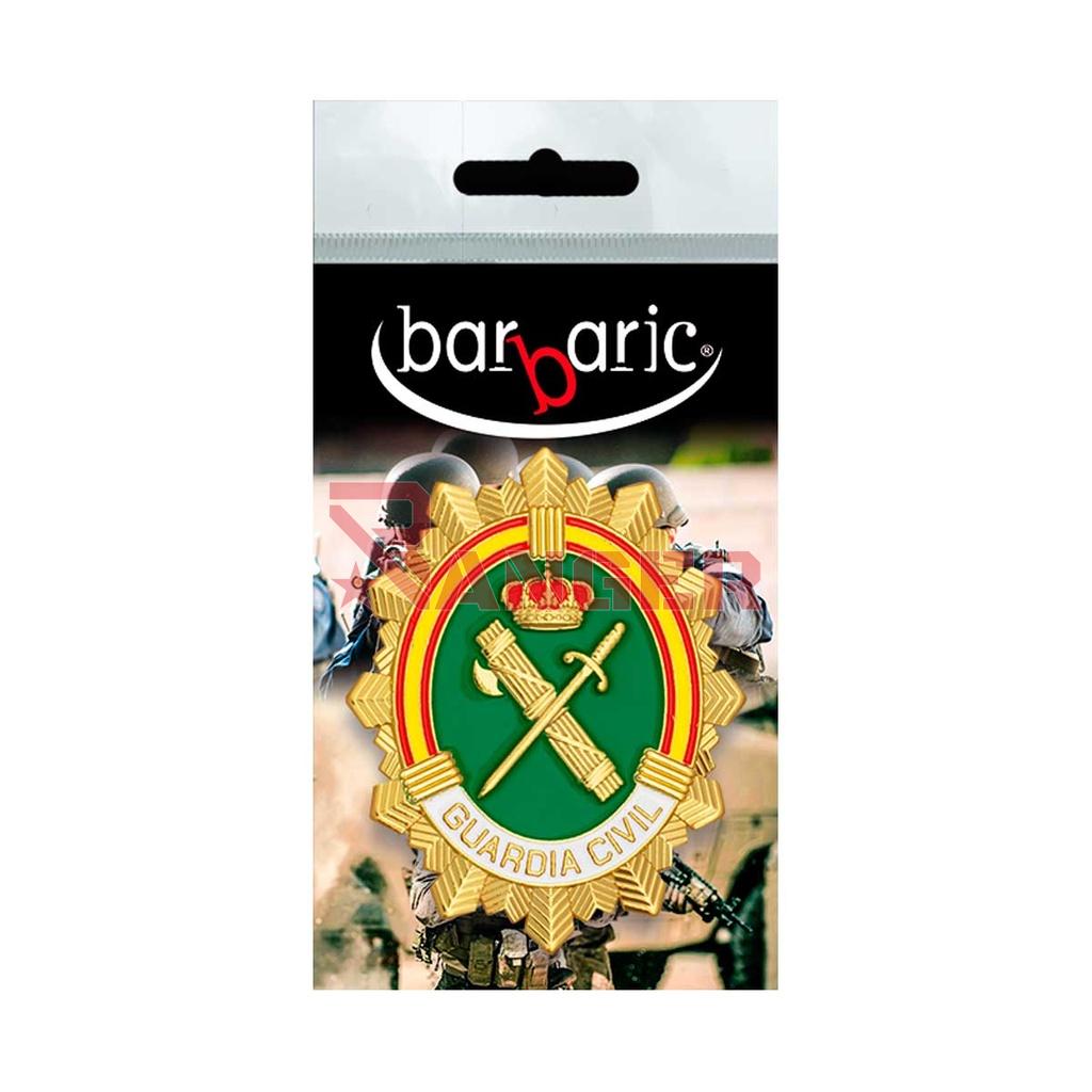 PLACA CARTERA BARBARIC GUARDIA CIVIL FRONTAL