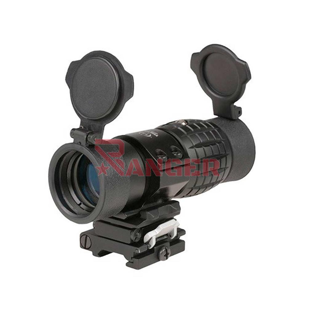 VISOR MAGNIFICADOR THETA OPTICS 3X35 NEGRO