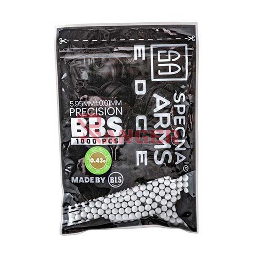 BOLAS SPECNA ARMS EDGE BIO PRECISION BLS 0.43G 1000RDS BLANCA