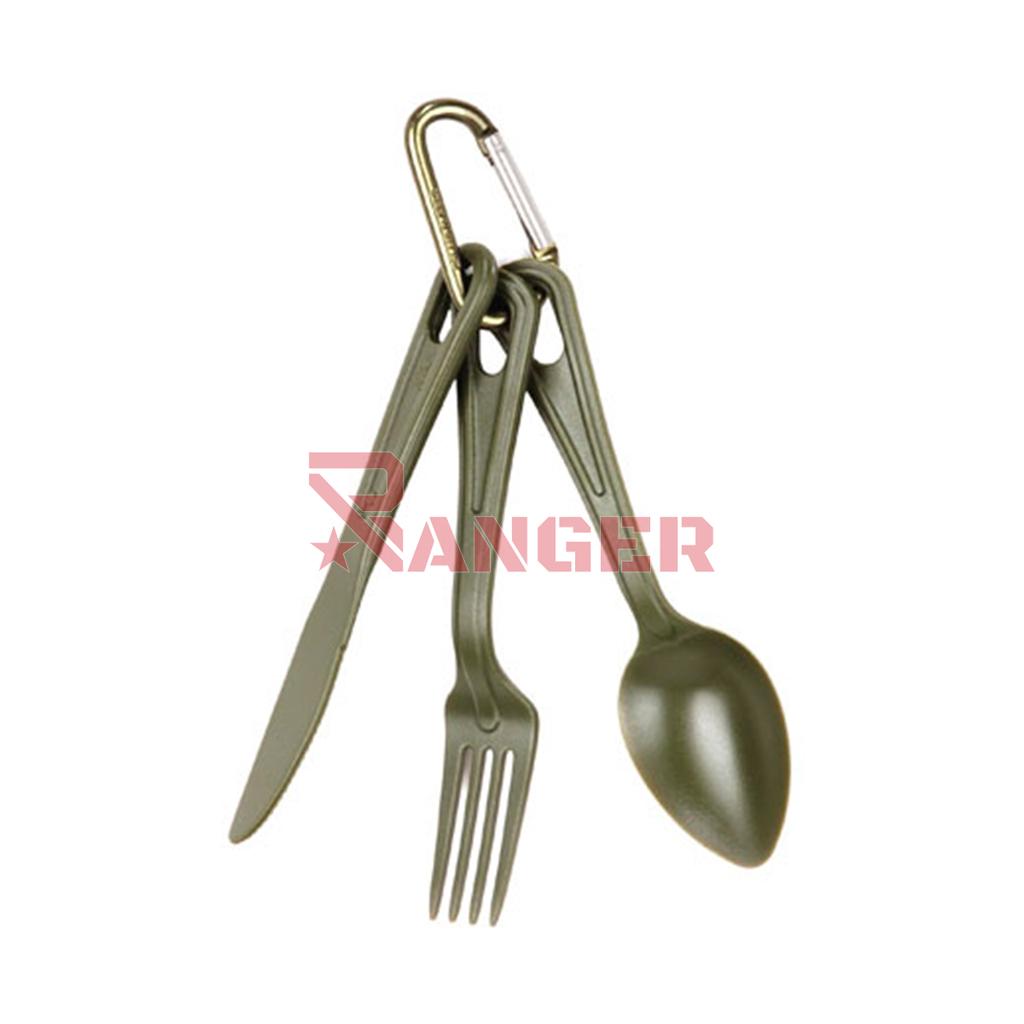CUBIERTO PVC IMMORTAL 3PCS C/MOSQUETON VERDE