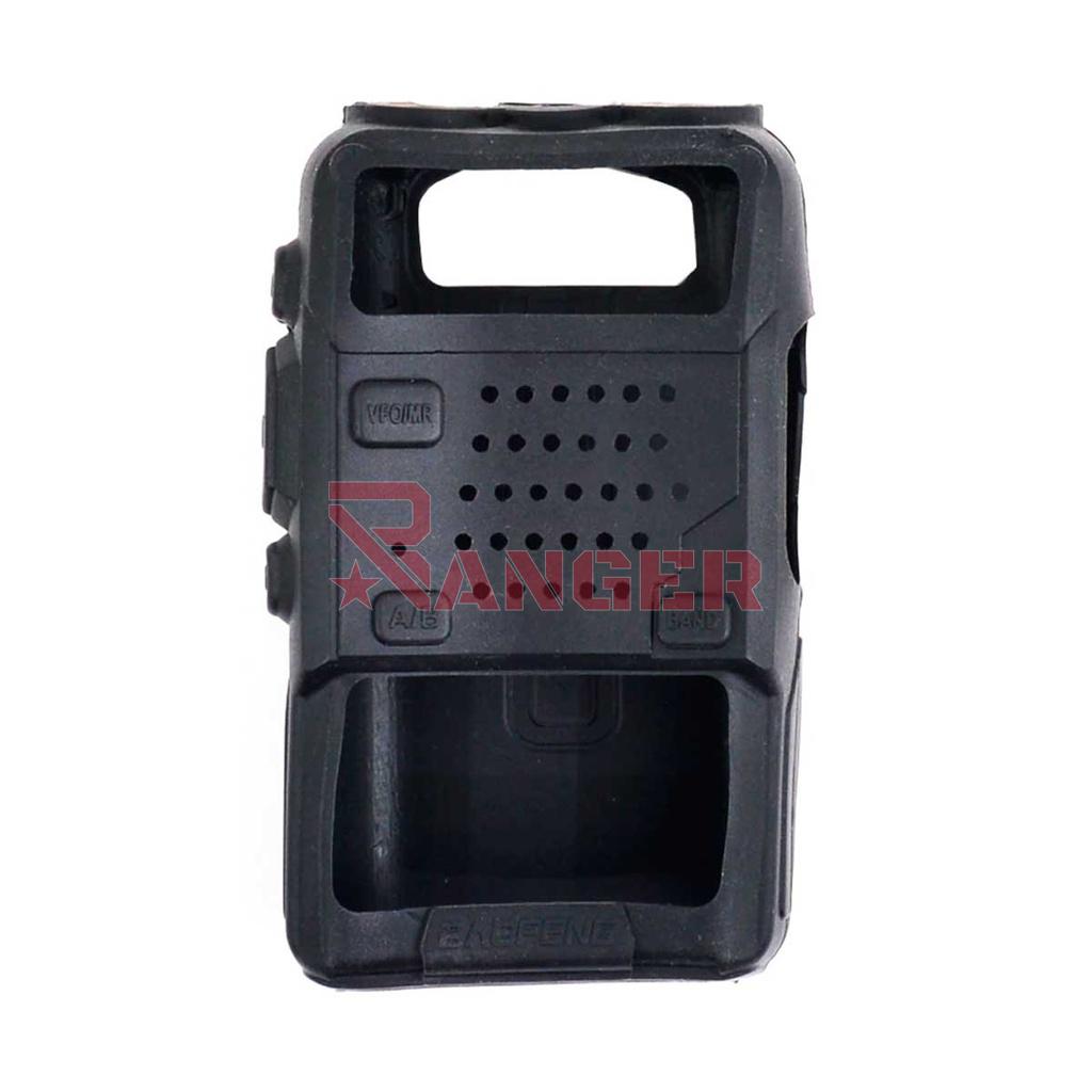 FUNDA GOMA WALKIE BAOFENG NEGRA