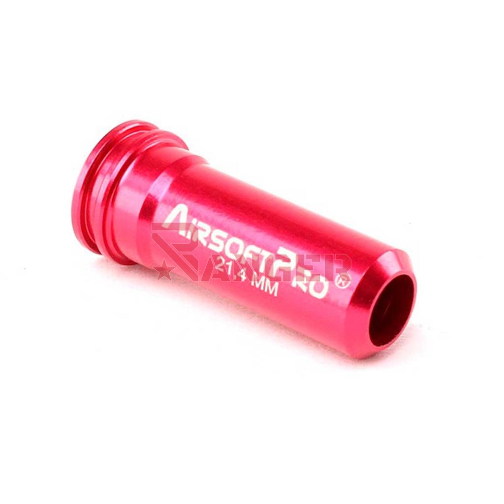 NOZZLE AIRSOFTPRO DOBLE JUNTA TORICA M4 21.4MM ROJO