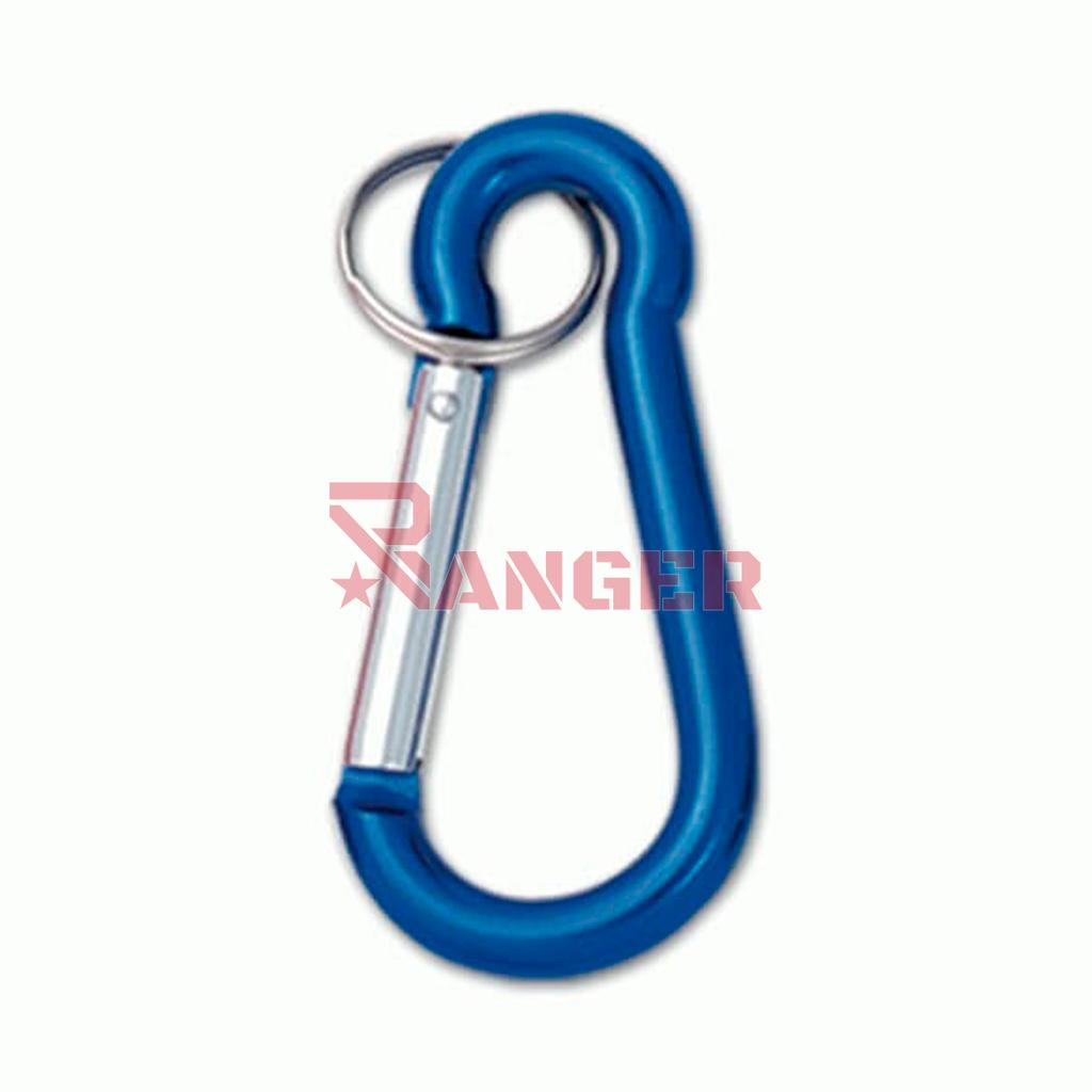 MOSQUETON LLAVERO GR. M255 8CM AZUL