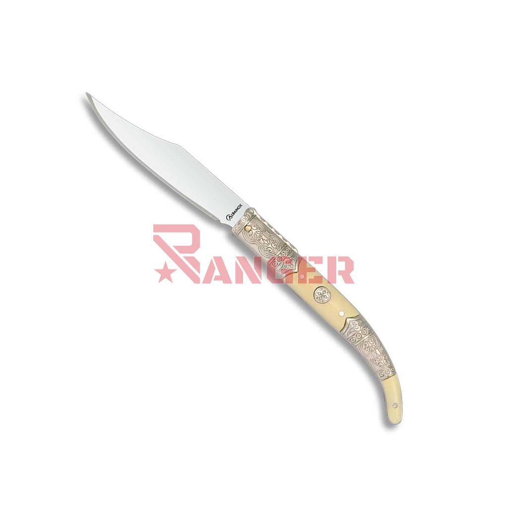 NAVAJA ALBAINOX DECORE 8.3CM PLATA-NACAR