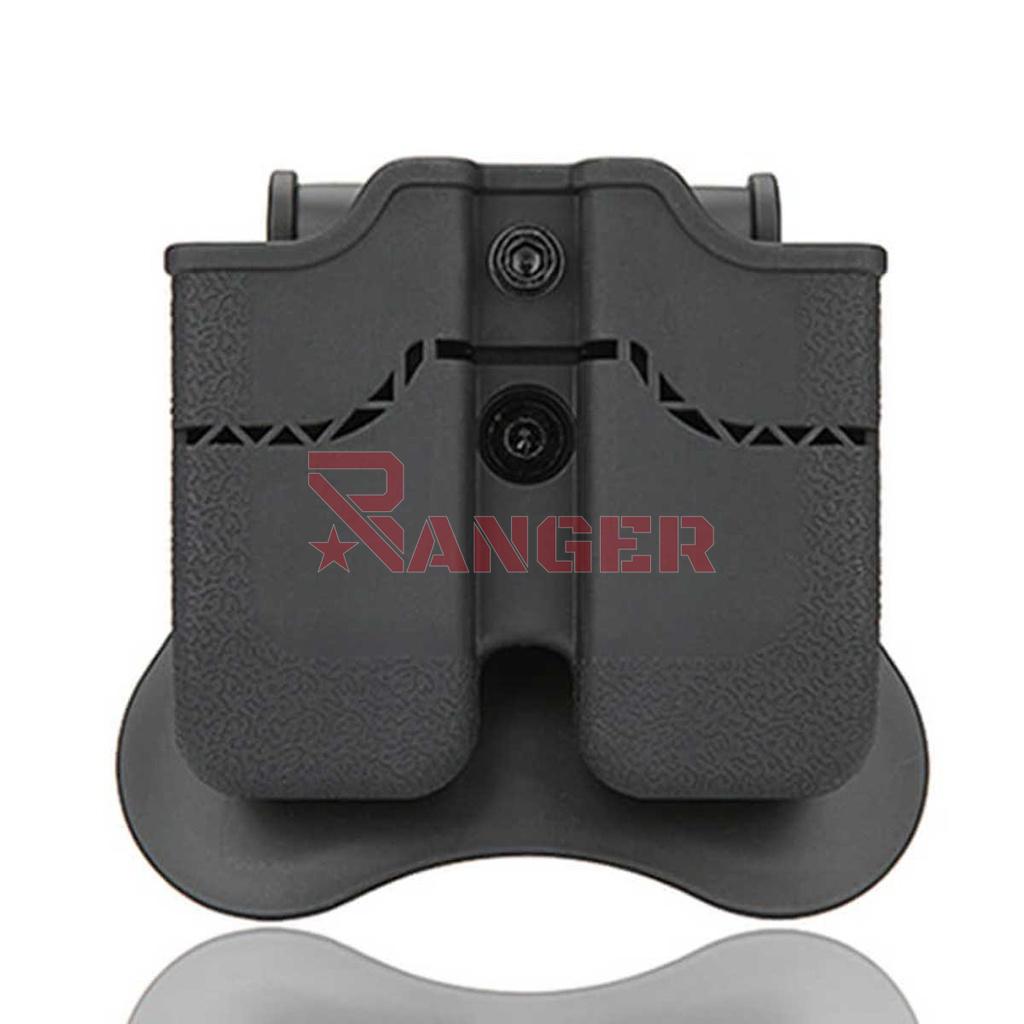 FUNDA CARGADOR RIGIDA AMOMAX 1911 NEGRO