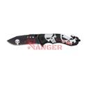 NAVAJA  ALBAINOX CON CAJA ABS PUNISHER 8.5CM NEGRO/BLANCO