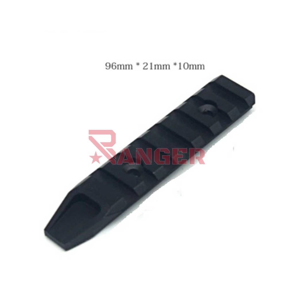 RAIL ENGANCHE M KEYMOD LARGO NEGRO