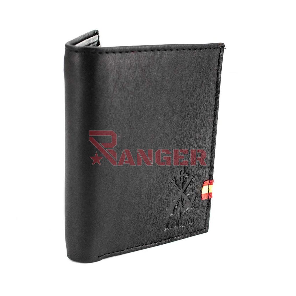 CARTERA PIEL LEGION BANDA ESPAÑA NEGRA