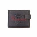 CARTERA PIEL CALAVERA PIRATA PAÑUELO NEGRO