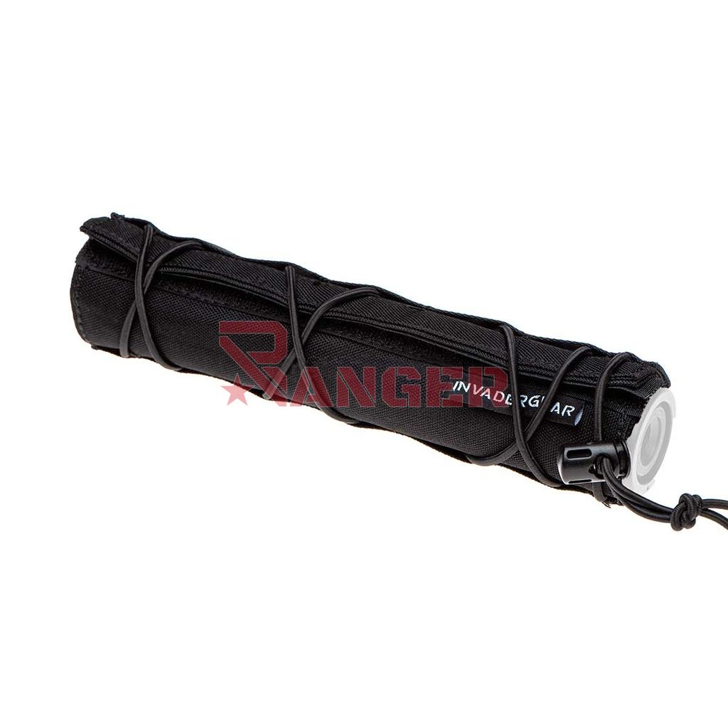 FUNDA SILENCIADOR INVADER GEAR 22CM NEGRA