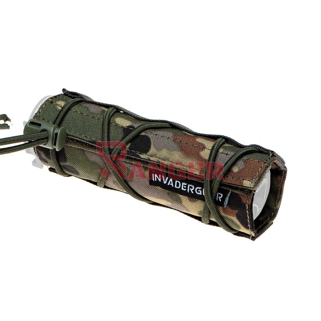 FUNDA SILENCIADOR INVADER GEAR 14CM FLECKTARN