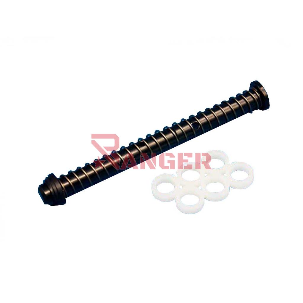 AIP STAINLESS STEEL RECOLL SPRING ROD SET FOR G17/18 BLACK