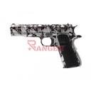 PISTOLA AW CUSTOM 1911 NE2101CALAVERAS FULL METAL NEGRA-BLANCA