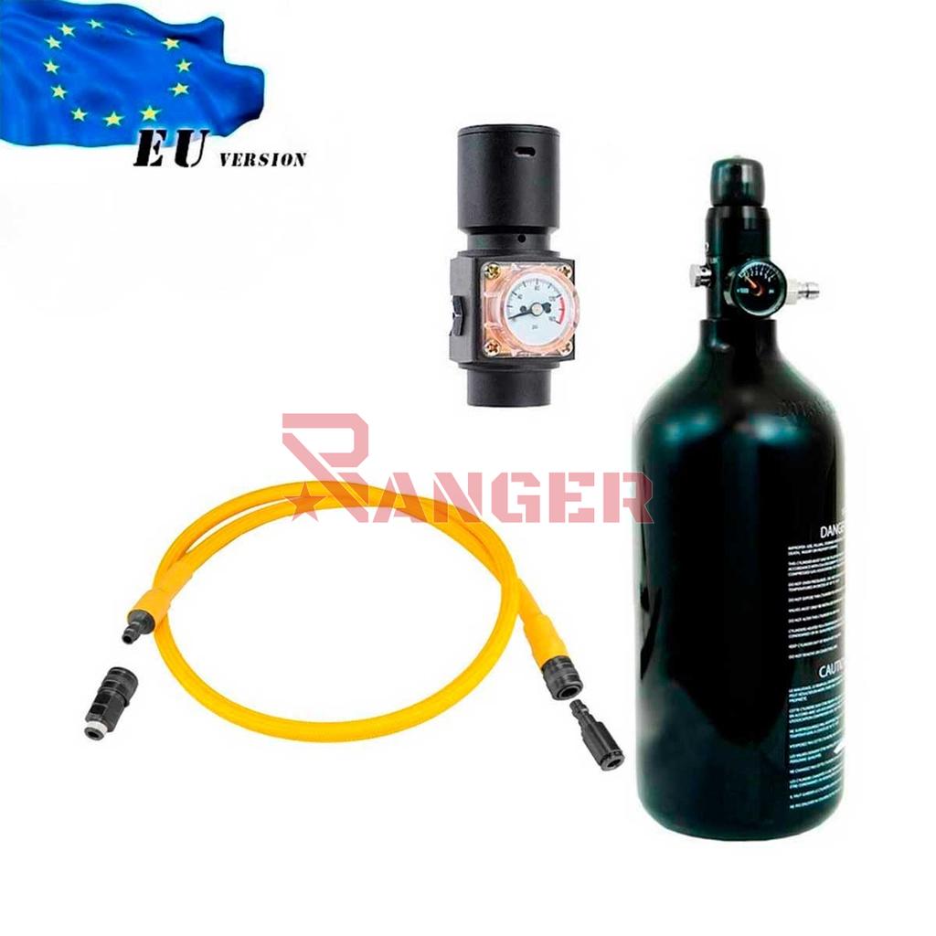 PACK LINEA HPA BALYSTIK EU AMARILLA C/BOTELLA 48CI 0.8L 3000PSI C/REGULADOR MANUFACTURE
