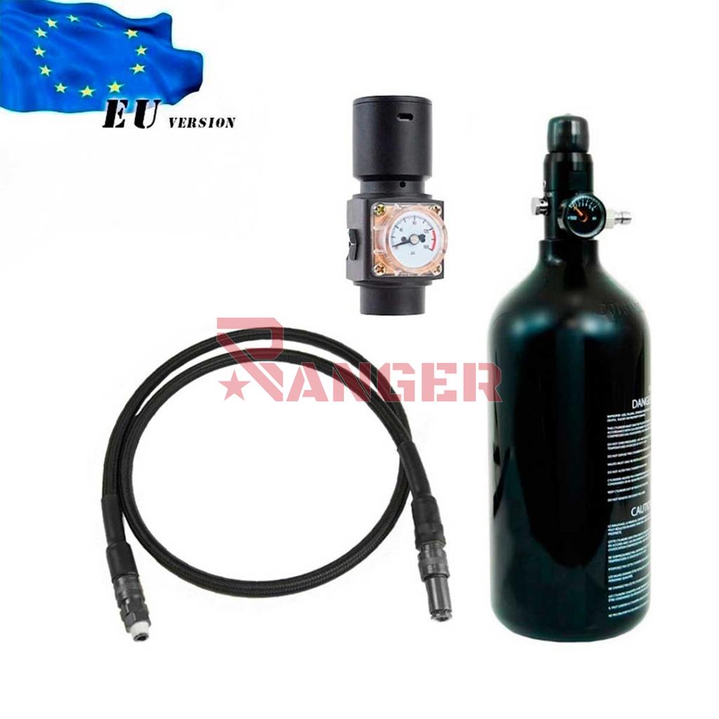 PACK LINEA HPA BALYSTIK EU NEGRA C/BOTELLA 48CI 0.8L 3000PSI C/REGULADOR MANUFACTURE