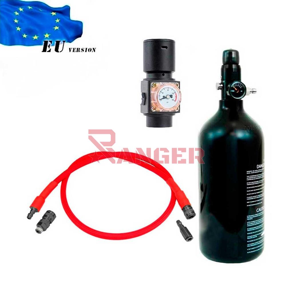 PACK LINEA HPA BALYSTIK EU ROJA C/BOTELLA 48CI 0.8L 3000PSI C/REGULADOR MANUFACTURE