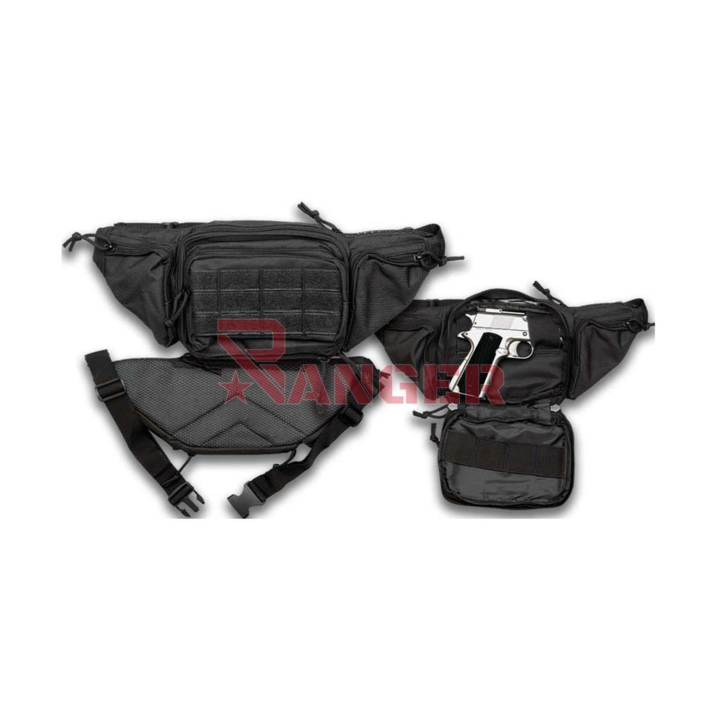 RIÑONERA BARBARIC PARA PISTOLA MOLLE NEGRA