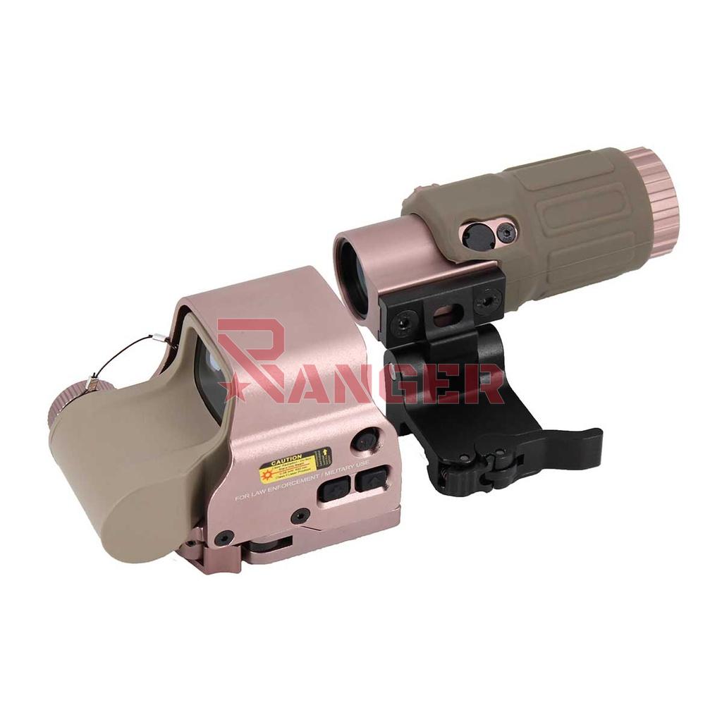 KIT RED DOT WADSN EXPS & MAGNIFICADOR G33 TAN