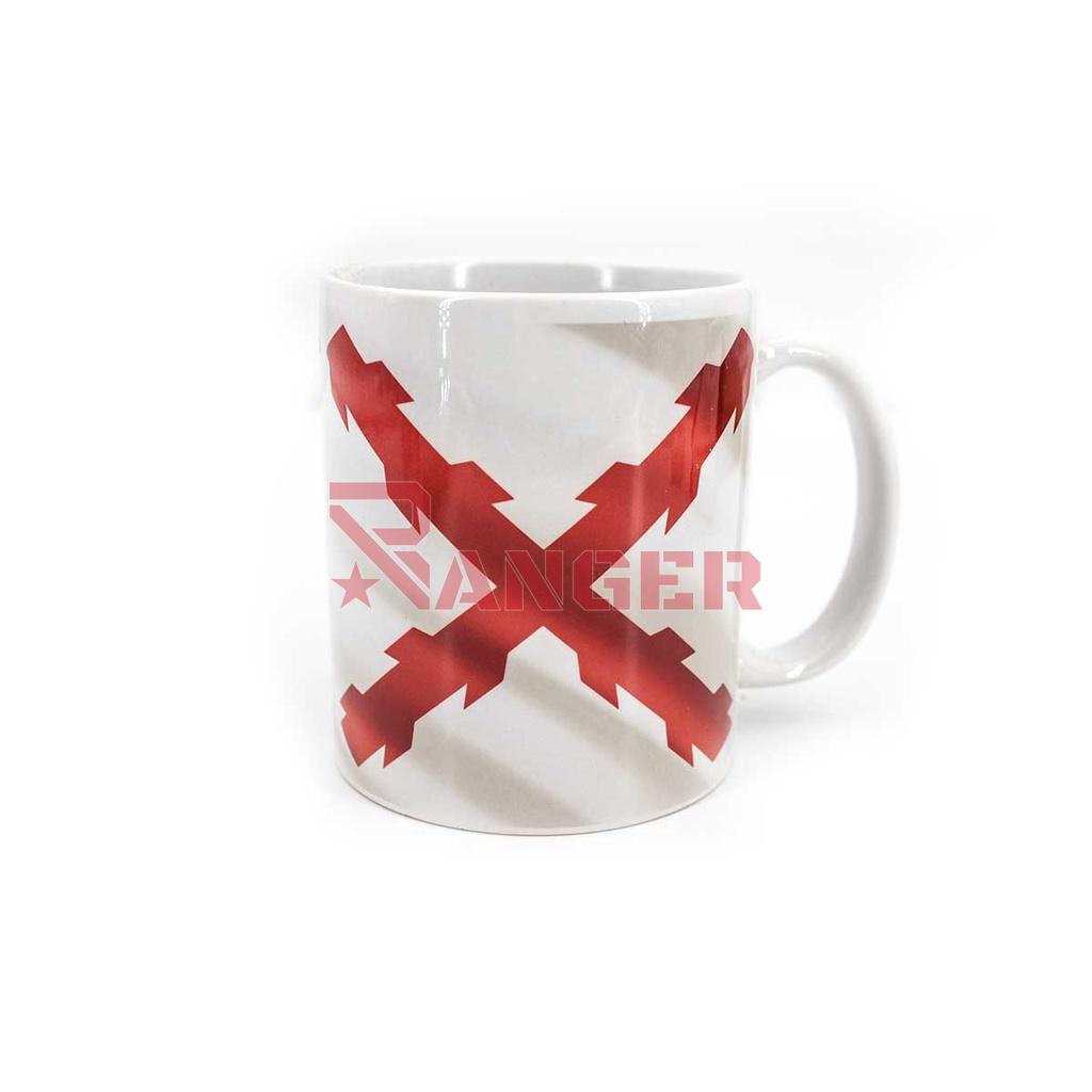 TAZA CERAMICA BORGOÑA BLANCA