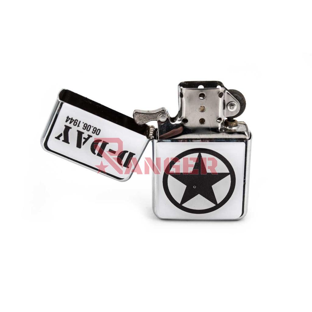 MECHERO ZIPPO D-DAY ESTRELLA BLANCO