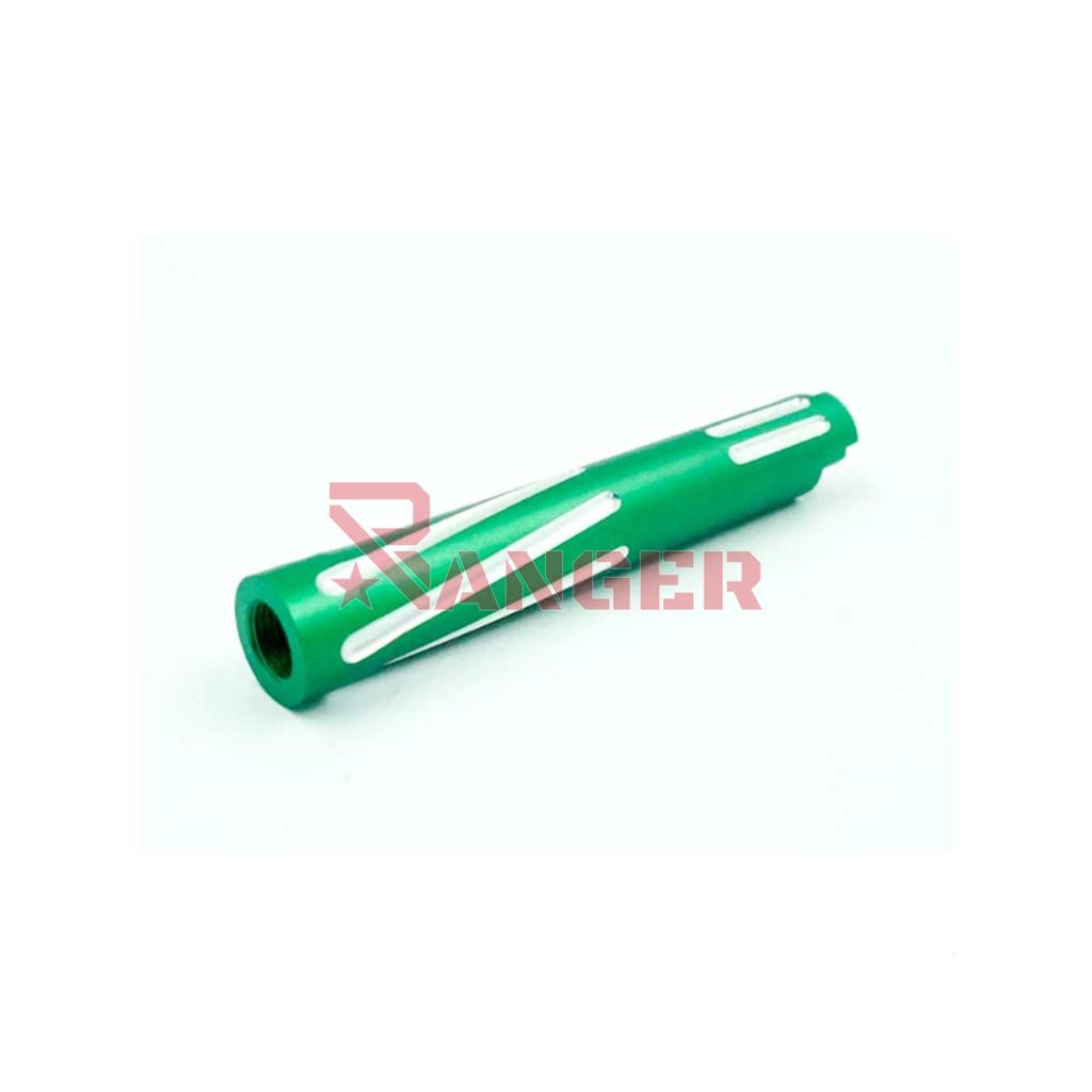 CAÑON EXTERNO TORNADO DUAL HI-CAPA 4.3 UNISOFT VERDE/PLATA