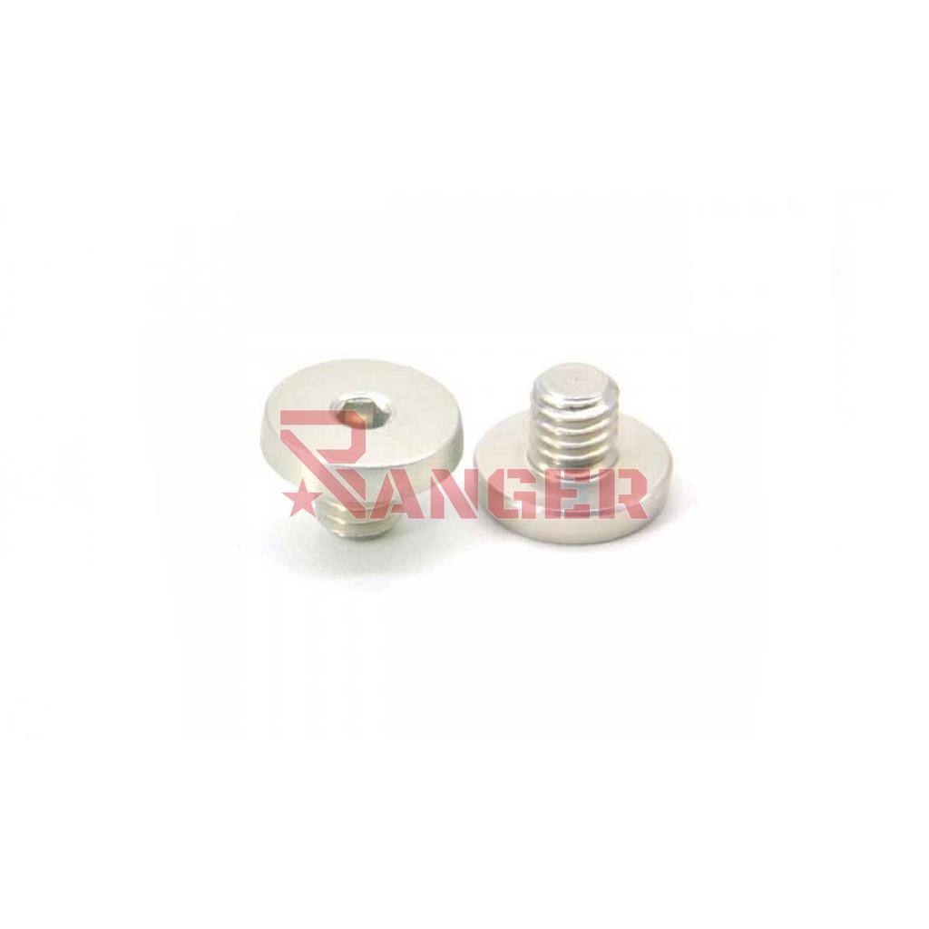 AIP 7075 ALUMINUM GRIP SCREWS TYPE 5 FOR TM 5.1/4.3 SILVER