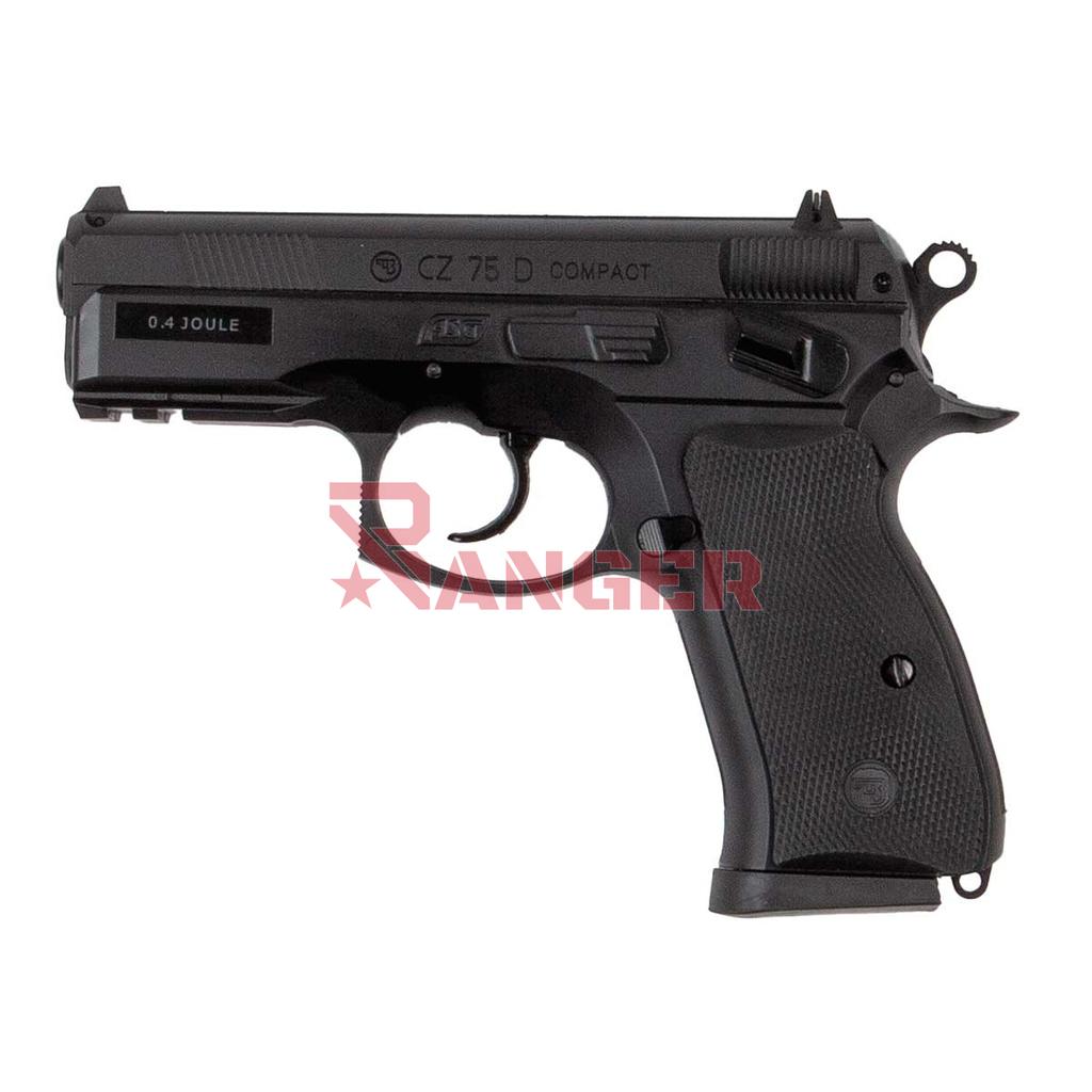 PISTOLA ASG CZ 75D COMPACT MUELLE NEGRO