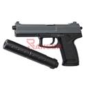 PISTOLA ASG DL60 SOCOM MUELLE NEGRO