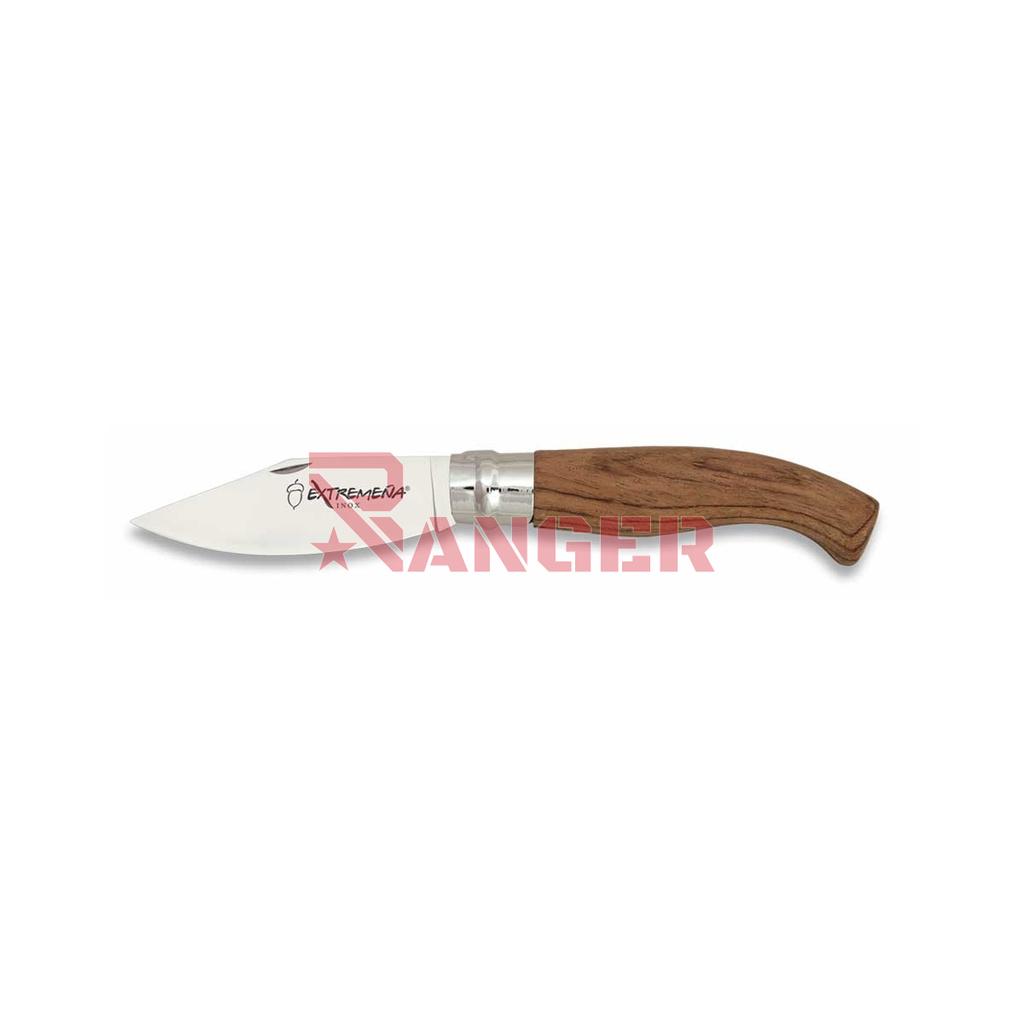 NAVAJA EXTREMEÑA GIROLOCK INOX. 7CM MADERA