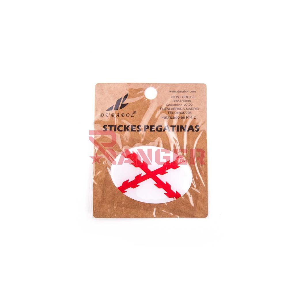 PEGATINA BORGOÑA ABULTADA GRD. 1PCS REDONDA