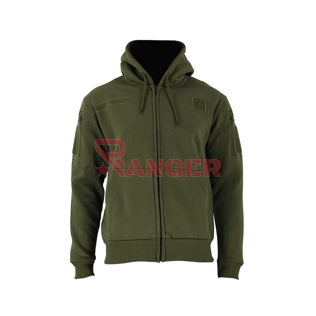 SUDADERA IMMORTAL TACTICA CON CREMALLERA VERDE