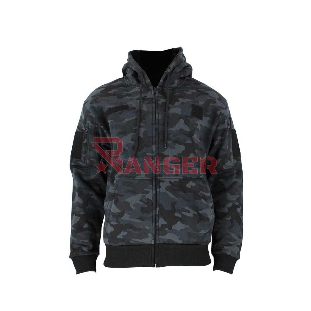 SUDADERA IMMORTAL TACTICA CON CREMALLERA MULTICAM BLACK