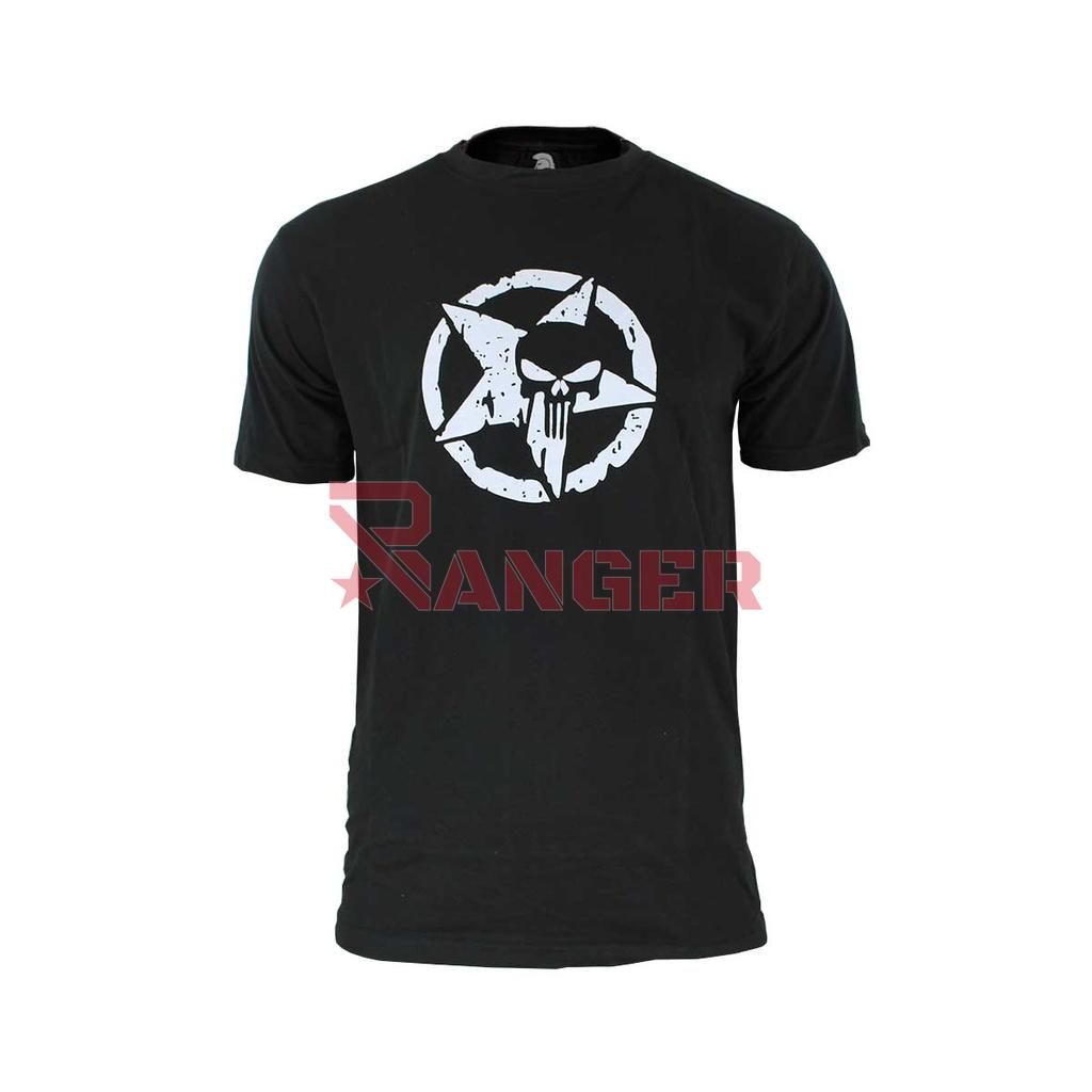 CAMISETA IMMORTAL ESTRELLA PUNISHER NEGRA