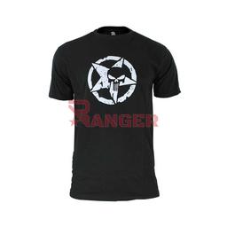 [IW1045-BK-2XL] CAMISETA IMMORTAL ESTRELLA PUNISHER NEGRA (2XL)