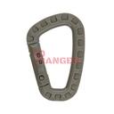 MOSQUETON IMMORTAL PVC 82MM VERDE