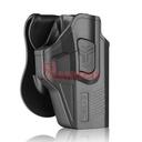 FUNDA PISTOLA RIGIDA CYTAC GEN.4 GLOCK 19/23/32 NEGRA