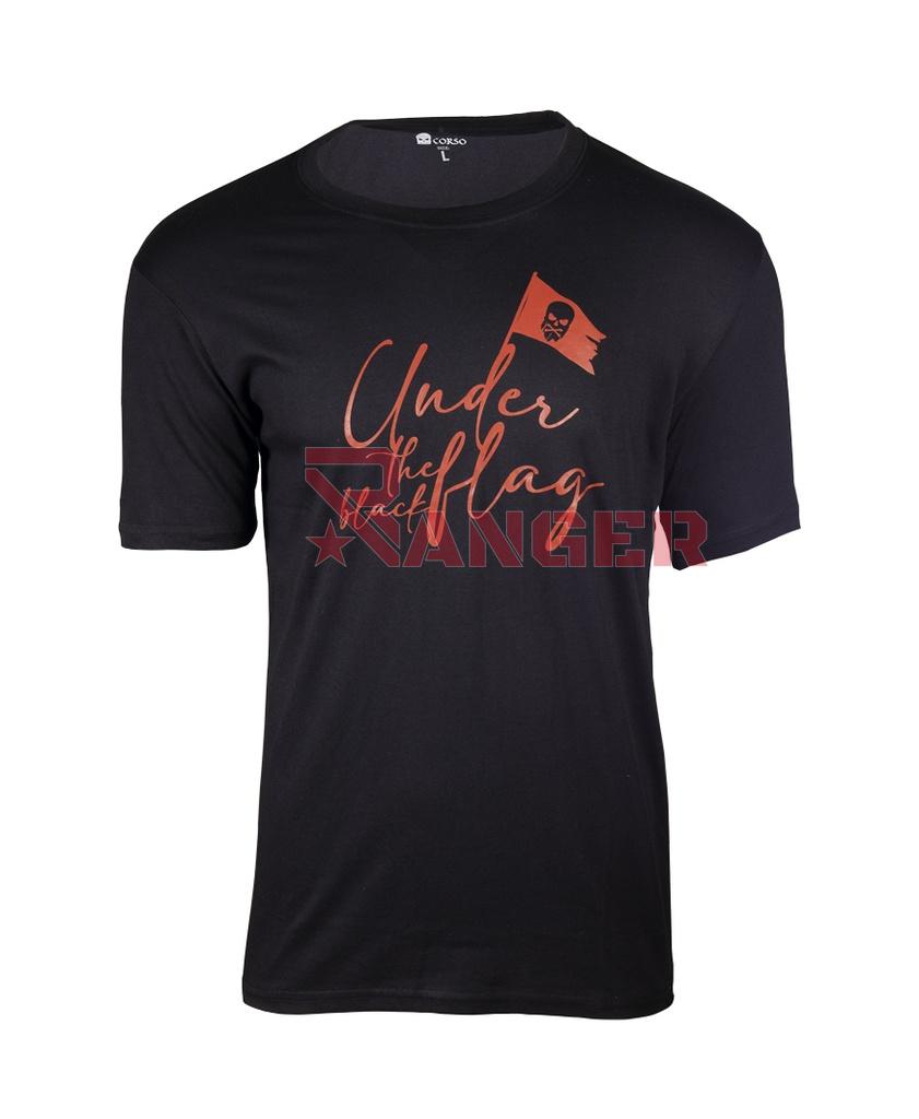 CAMISETA CORSO UNDER THE BLACK FLAG NEGRA