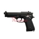 PISTOLA HFC BERETTA 92 HA-118EB MUELLE NEGRA-PLATA